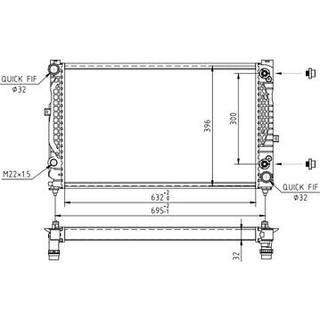 Køler, motorkøling HART 603 085