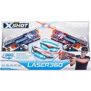 X-Shot Skins Laser 360 sæt Pistoler med Biller 36602