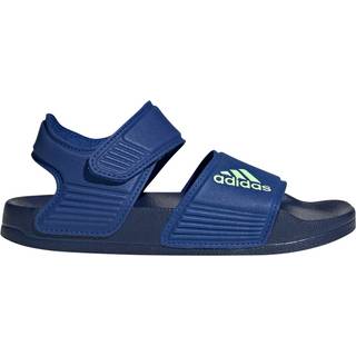Adilette sandaler - Royal Blue / Green Spark / Dark Blue - 38