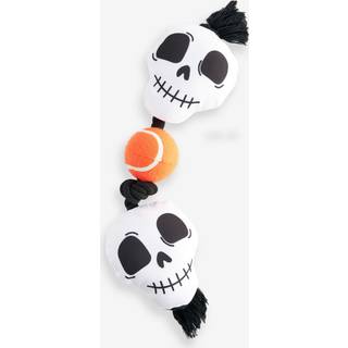 Next White/Black Halloween Rope and Ball Pet Toy