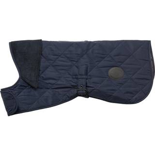 Barbour Herren Hundemantel blau Mikrofaser unifarben