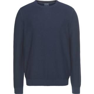 OLYMP Herren Pullover blau unifarben