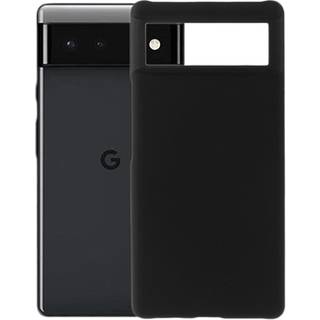 Google Pixel 6 Gummibelagt Plastik Cover - Sort