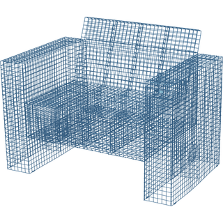 Kalager Loungestol - Pastel Blå
