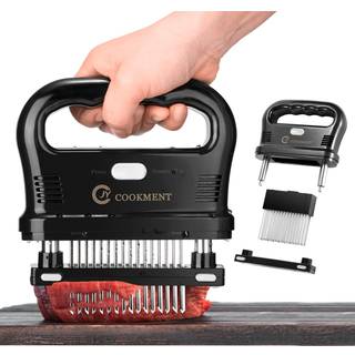 JY Cookment Meat Tenderizer Tool med 48 rustfrit stål ultra skarpe nålblade aftageligt køkken madlavningsværktøj bedst til at tilbyde BBQ marinad