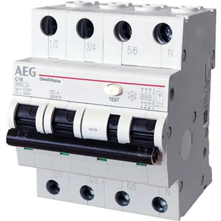 KOMBIAFBRYDER C20A, 30MA, 3P+N, for 11kW ladestander