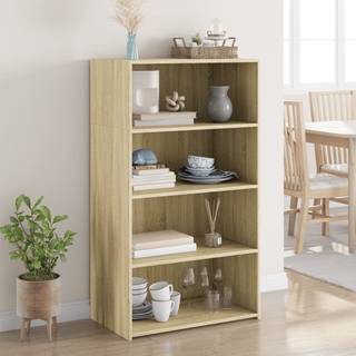 reol 70x41x124 cm konstrueret træ sonoma-eg