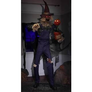 Verrottete Vogelscheuche Halloween Animatronic 210cm