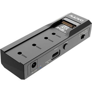 Maiwo USB-C adapter til NVMe/SATA M.2 SSD og 2.5"/3.5" SATA HDD USB-C 3.2 10Gbps