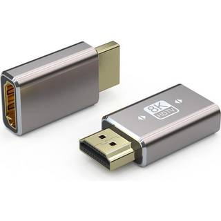 NÖRDIC HDMI-adapter han til hun 8K60Hz 4K120Hz Dynamic HDR 48Gbps eARC