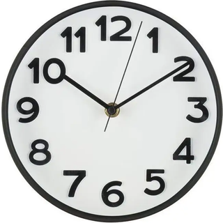 4LIVING Ora vægur 20 cm - sort