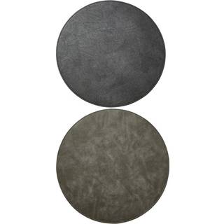 Da'core Dækkeserviet vendbar sort/grå Ø38 cm