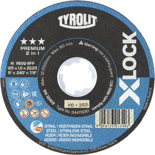 Skæreskive Premium 41F ø115×1,6/XL A46Q-BFP