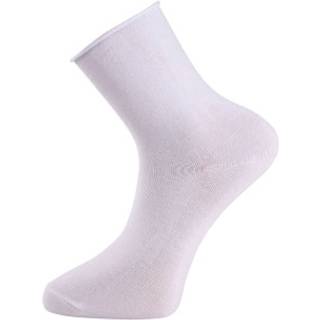 Trofe Cotton Solid Sock - White - Strl 37/41