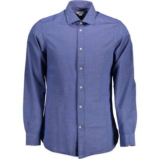 U.S. POLO ASSN. Blue Cotton Men Shirt