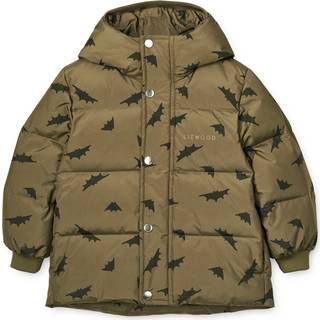 Liewood Bats/khaki Puffer Down Vinterjakke Palle