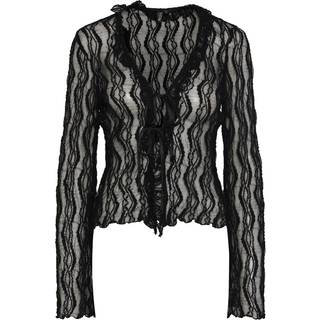 PIECES dame bluse PCALLY - Black - XS