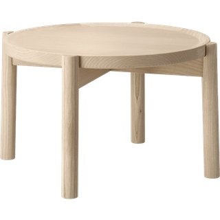 Gärsnäs Elna sofabord Ask-white-Ø40 cm
