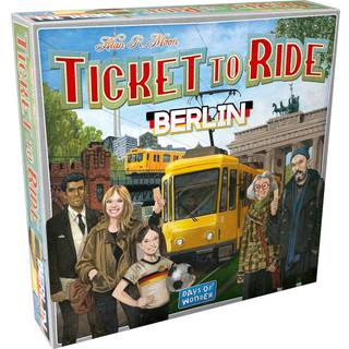 Ticket to Ride Berlin Board Game-Train Route-Building Strategy Game Fun Family Game for Kids & Adults All som 8+ 2-4 spillere 10-15 minutters spi