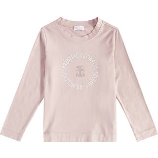 Brunello Cucinelli Kids Cotton T-shirt - pink - Y 8