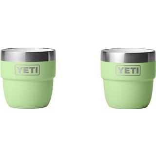 Yeti Rambler 4 oz Stabelbar kop rustfrit st?l vakuum isoleret espresso/kaffekop 2 pakke n?gle kalk