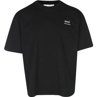 Ami Paris Logo cotton jersey T-shirt - black - EU 44