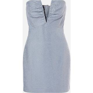 Roland Mouret DiamantÃ© corset dress - blue - L