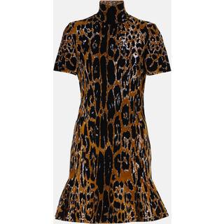 AlaÃ¯a Jacquard minidress - multicoloured - L