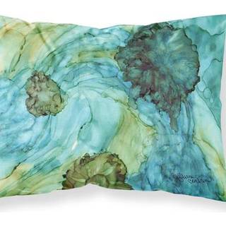 """" Caroline's Treasures 8952Pillowcase Abstract i teal blomster stof standard pudebetræk stor flerfarvet """"
