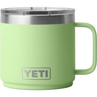 Yeti Rambler 14 oz Stabelbar krus Vacuum Isoleret rustfrit st?l med magslider Lid Key Lime