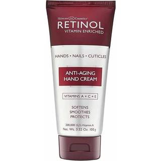 Retinol Anti -Aging Hand Cream - Det originale brand til yngre udseende hænder - Rige fløjlsagtig håndcremeforhold og beskytter hud negle og negl