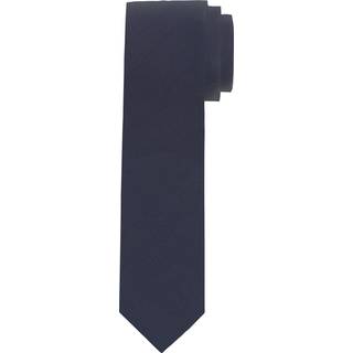 OLYMP Herren Krawatte blau unifarben