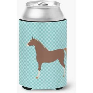 """" Caroline's Treasures Hannoverian Horse Blue Check Decorative kan Hugger Multicolor """"