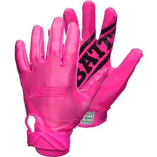 Battle Double Threat Football Gloves - Ultra -Tack Sticky Palm Modtagere Handsker - Pro -stil modtagerhandsker Voksen