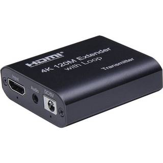 NÖRDIC HDMI Cat6 extension 120m 4K30Hz HD med loop EDID funktion HDMI Extension