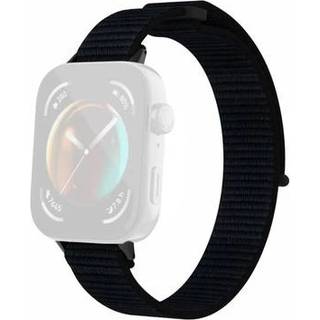 Huawei Watch Fit 3 Nylonrem med Velcrolukning - Sort