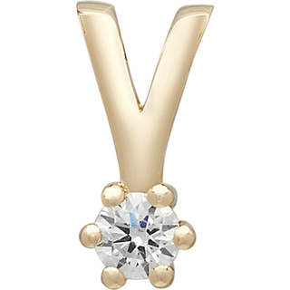 Siersbøl Afrodite 14kt. guldvedhæng med 0.05ct WSI