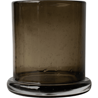 Dbkd Bubble Lysestage Ø14 Cm - Lysestager Glas Brun - 20240302BR