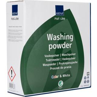 Puri-Line vaskepulver kulørt og hvidt uden farve og parfume 5 kg