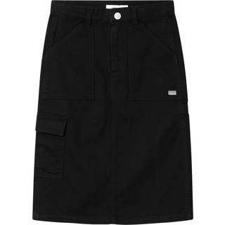 NAME IT Lang Twill Nederdel Vinni Black