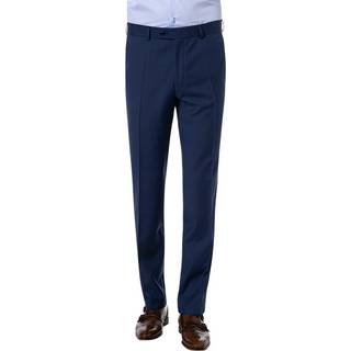 Carl Gross Herren Hose blau meliert
