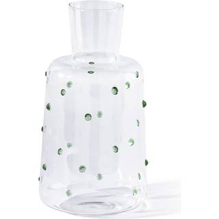 Mundblæst karaffel Nob af borosilikatglas, 2 L
