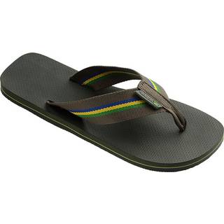 havaianas Herren Zehensandalen grün Gummi
