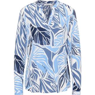 tunic in indigo printed