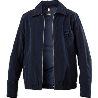 BOSS Black Herren Jacke blau unifarben