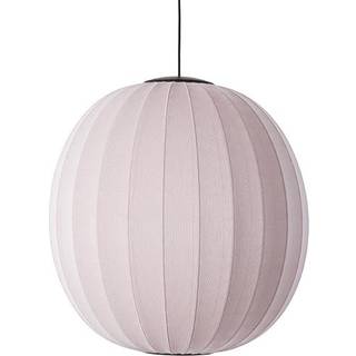 Made By Hand Knit-Wit Round Pendel Ø75 Lysepink LED