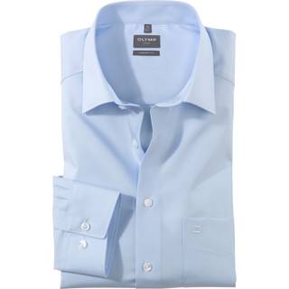 OLYMP Herren Hemd blau Comfort Fit