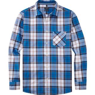 OLYMP Herren Hemd blau kariert