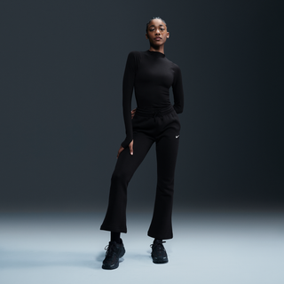 Nike Nike Black Phoenix Fleece Mid Rise Flared Joggers