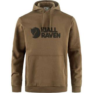 Fjällräven Logo Hoodie Herre-wood brown-M